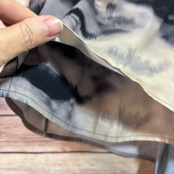 Calia by Carrie Underwood Running Shorts Size Largee Smoke Blue Print H3 - Picture 3 of 7